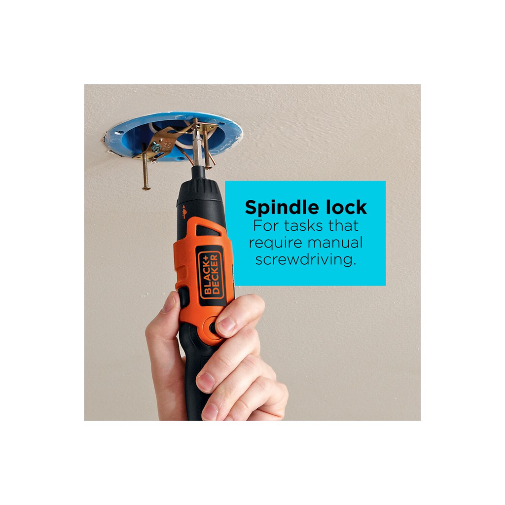BLACK+DECKER 3 Position Rechargeable Screwdriver