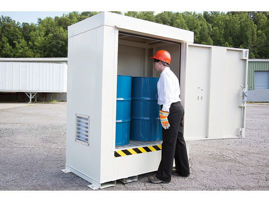 2-Drum, Non-Combustible Outdoor Safety Locker - 911020