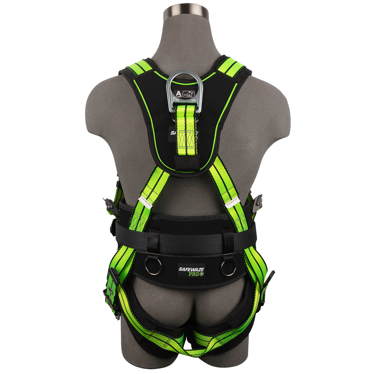 SafeWaze PRO+ Construction Harness: 1D, QC Chest, TB Legs  (XL)