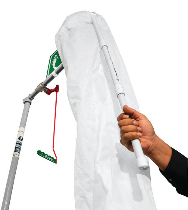 Hughes Safety Shower Test Kit, Bucket, Shower Sock - TEST-KIT