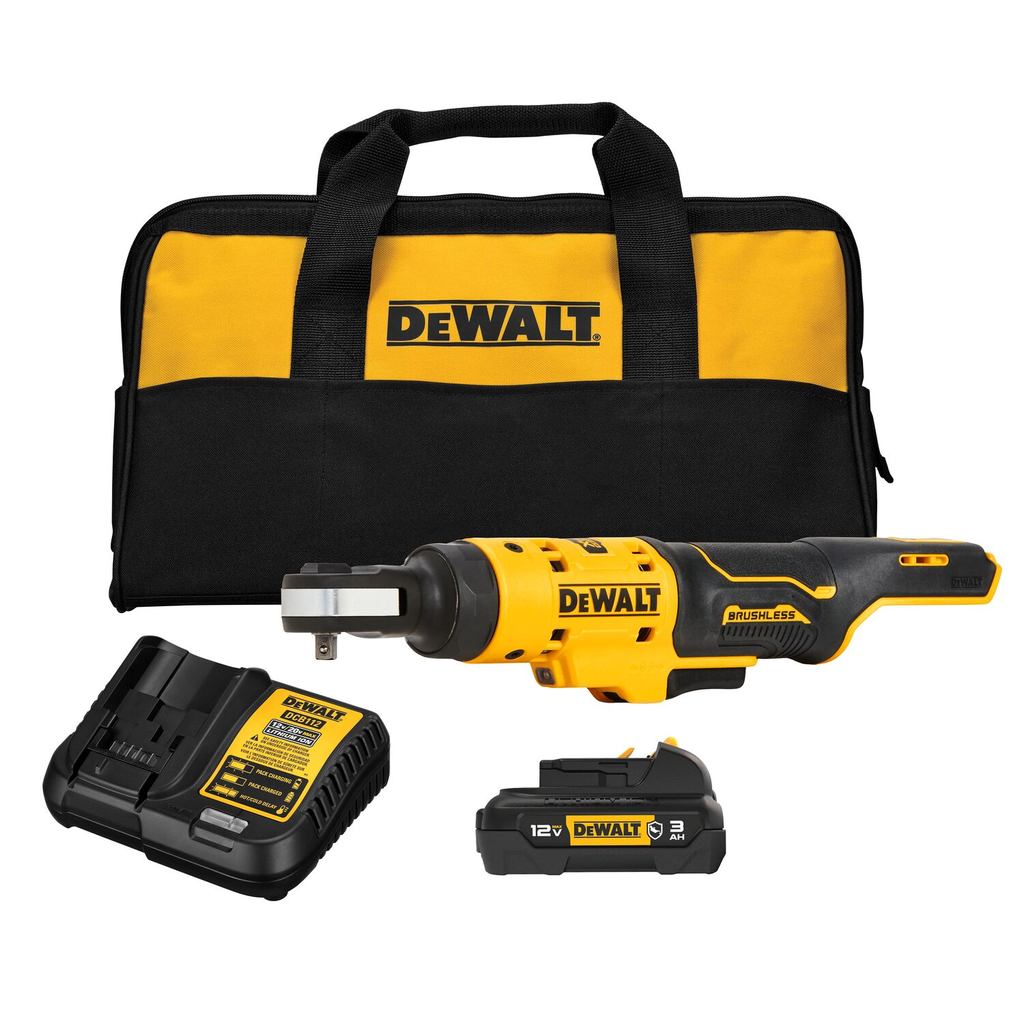 12V 1/4IN BL COMPACT RATCHET KIT
