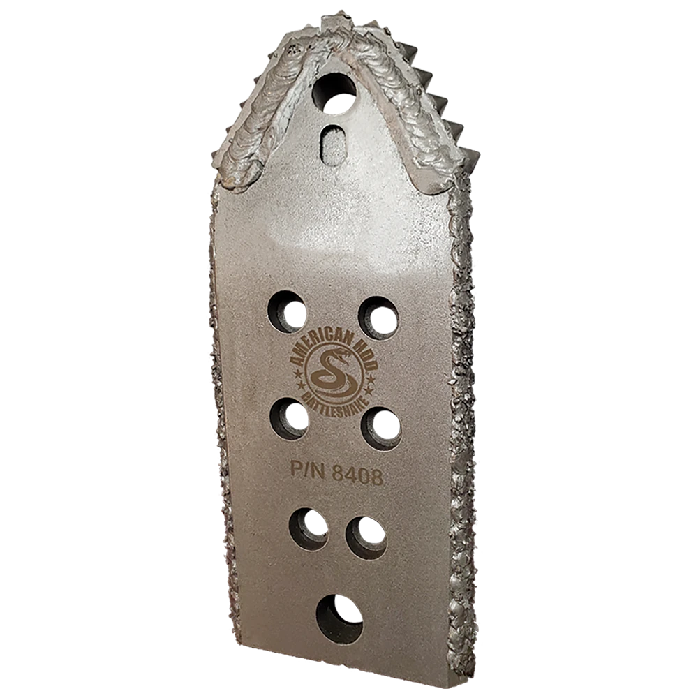 RATTLESNAKE Paddle Bit Vermeer® Compatible 7-Hole  -- 1/2" x 13, 5.0" Width, 3/4" Thick
