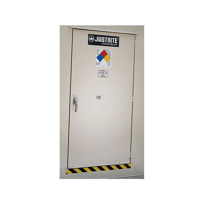 6- 16 Drum, 54" Single Door Upgrade, Non-Combustible Lockers - 915701