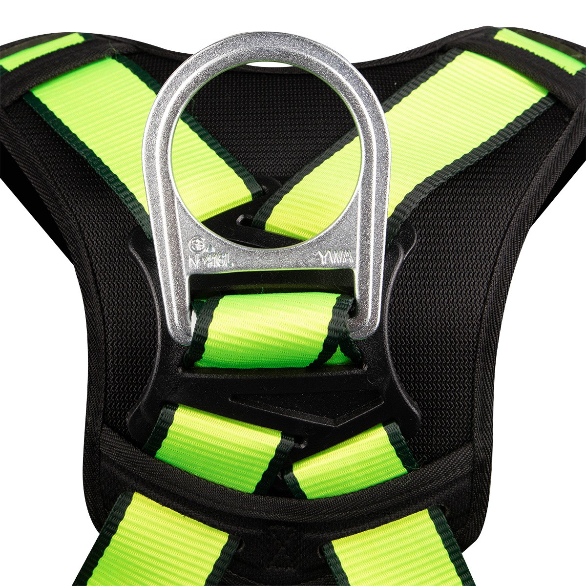 SafeWaze PRO Construction Harness: 1D, QC Chest, TB Legs, Fixed Waist Pad  (S)
