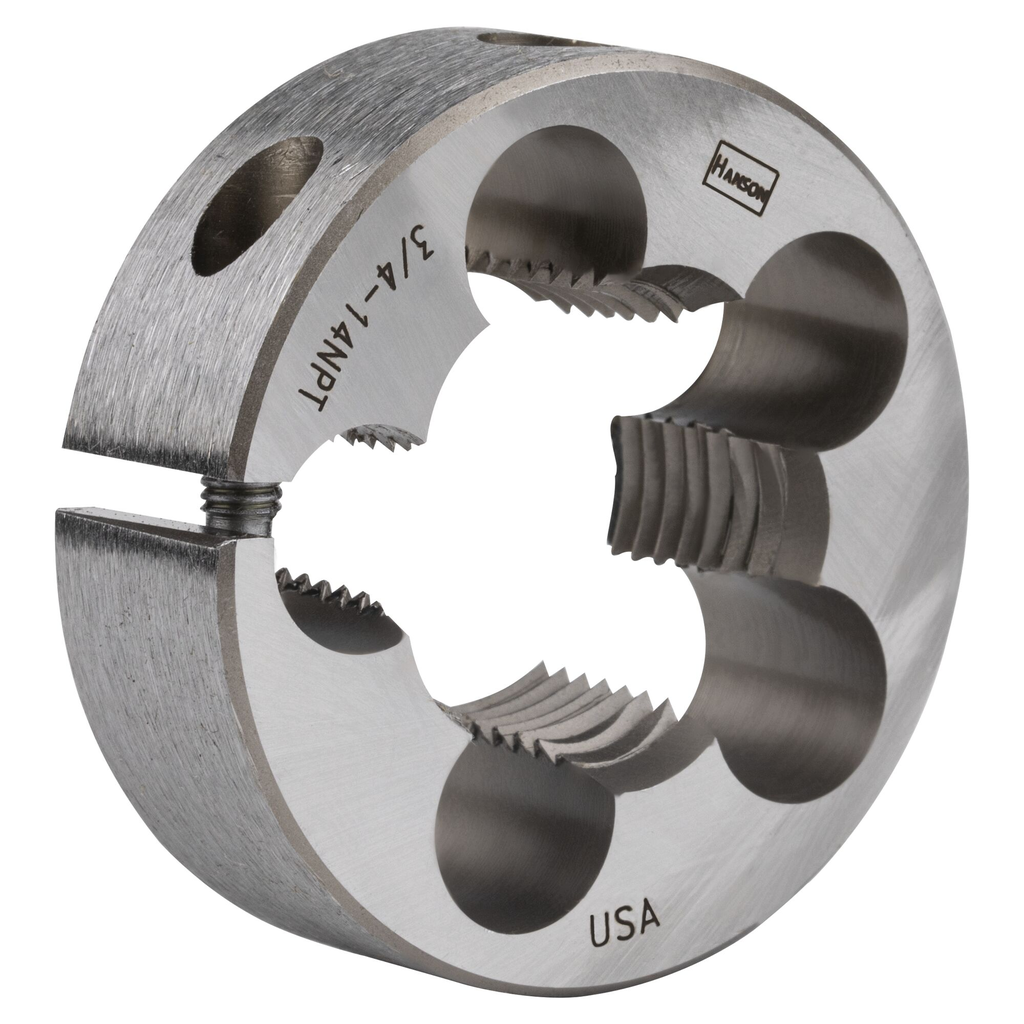 IRWIN DIE 3/4-14 NPT 2 RD ADJ