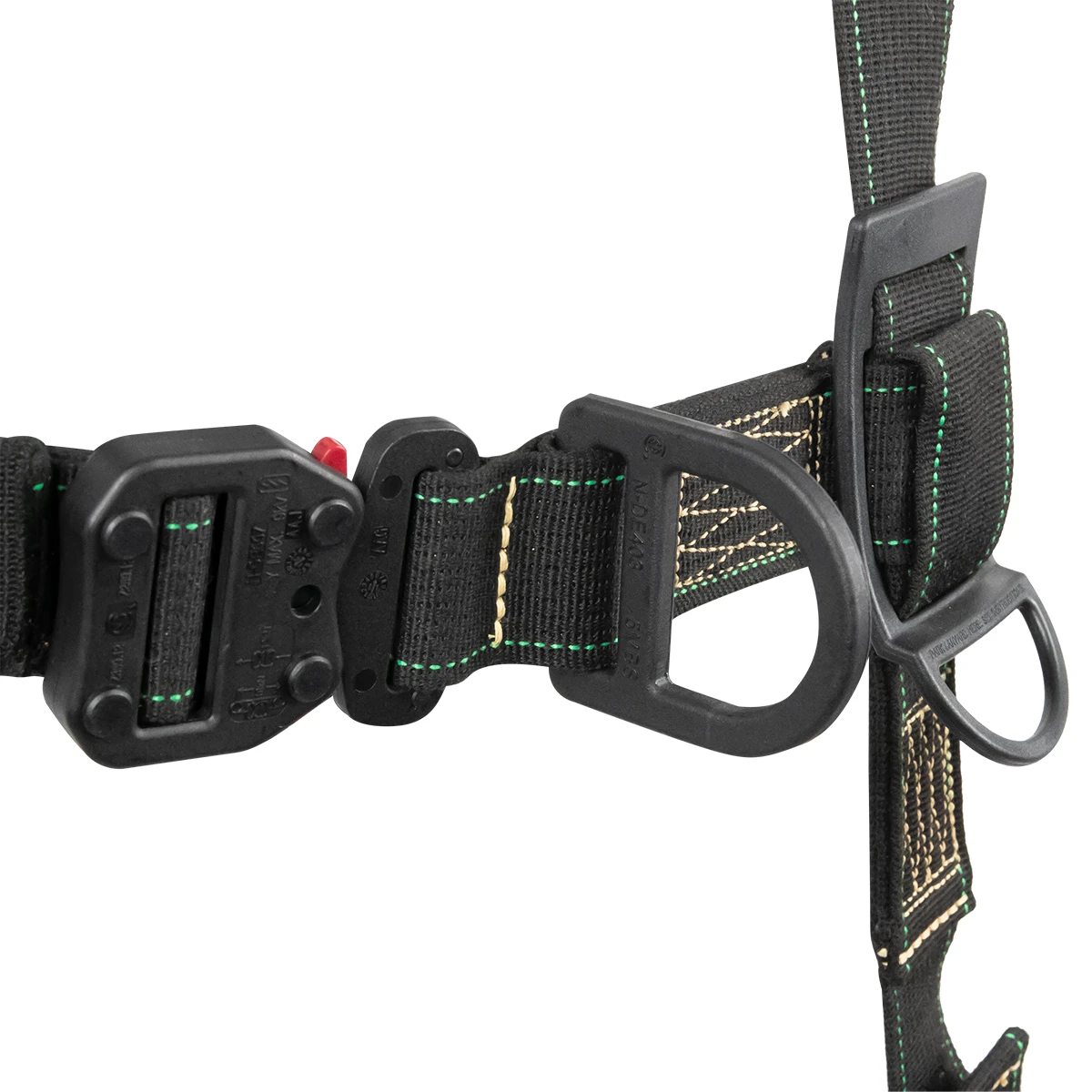SAFEWAZE Arc Flash Full Body Harness: DE 3D, DE QC Chest, DE FD, TB Legs (XS)