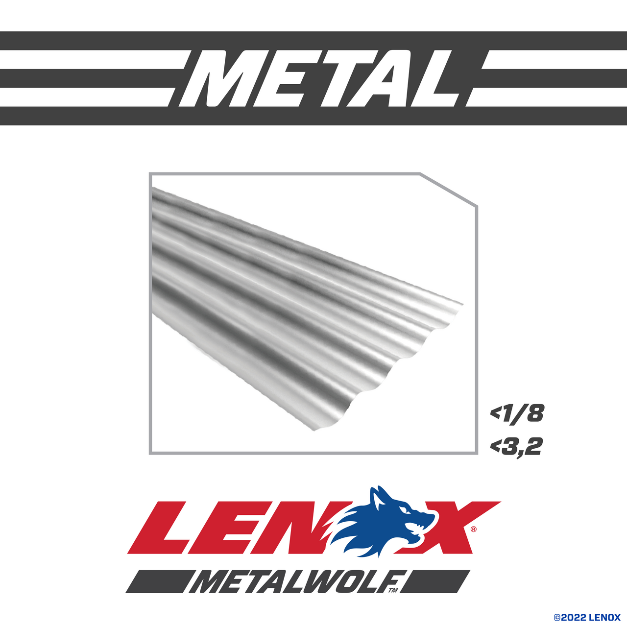 LENOX Recips 824R 8 X3/4 X035X2