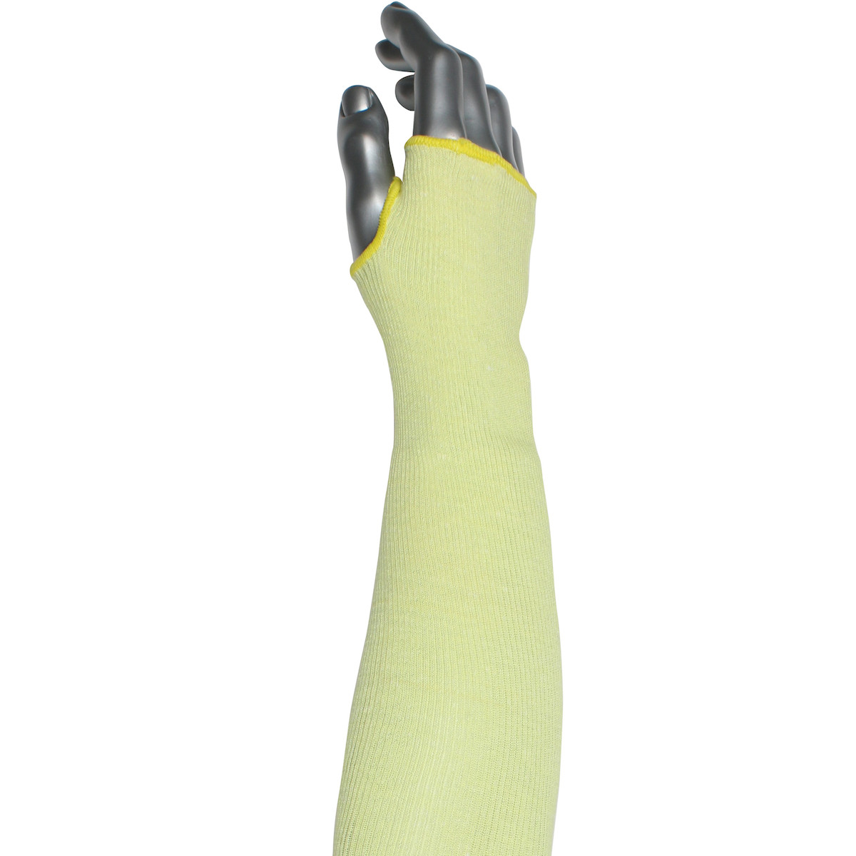Kut Gard® MS1ATA2X2.5-T  Cut Resistant Sleeve, Size 18", Yellow, ANSI A4