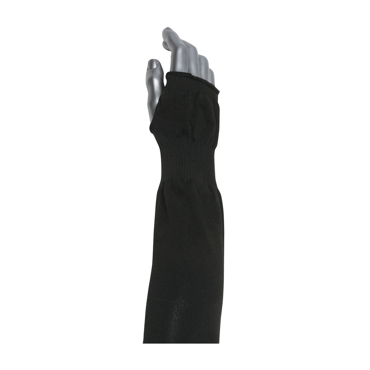 Kut Gard® 15-2BKSTO  Cut Resistant Sleeve, Size 14", Black, ANSI A2