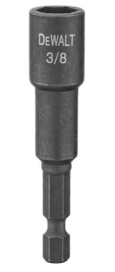 DEWALT 3/8" IR NUT DRIVER LONG 2-9/16" BULK 25/pk
