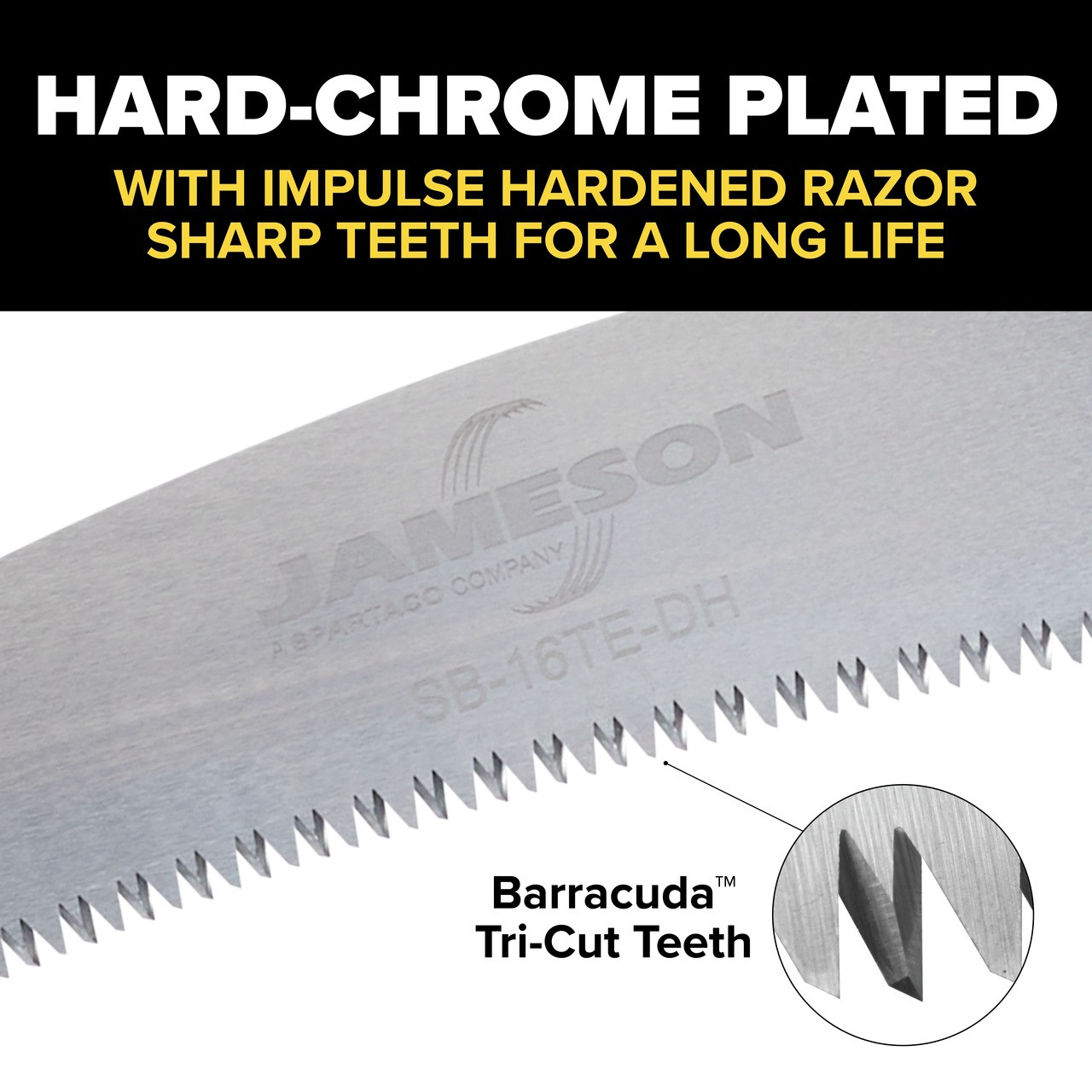 Jameson Double Hook Curved Blade Saw, 16"