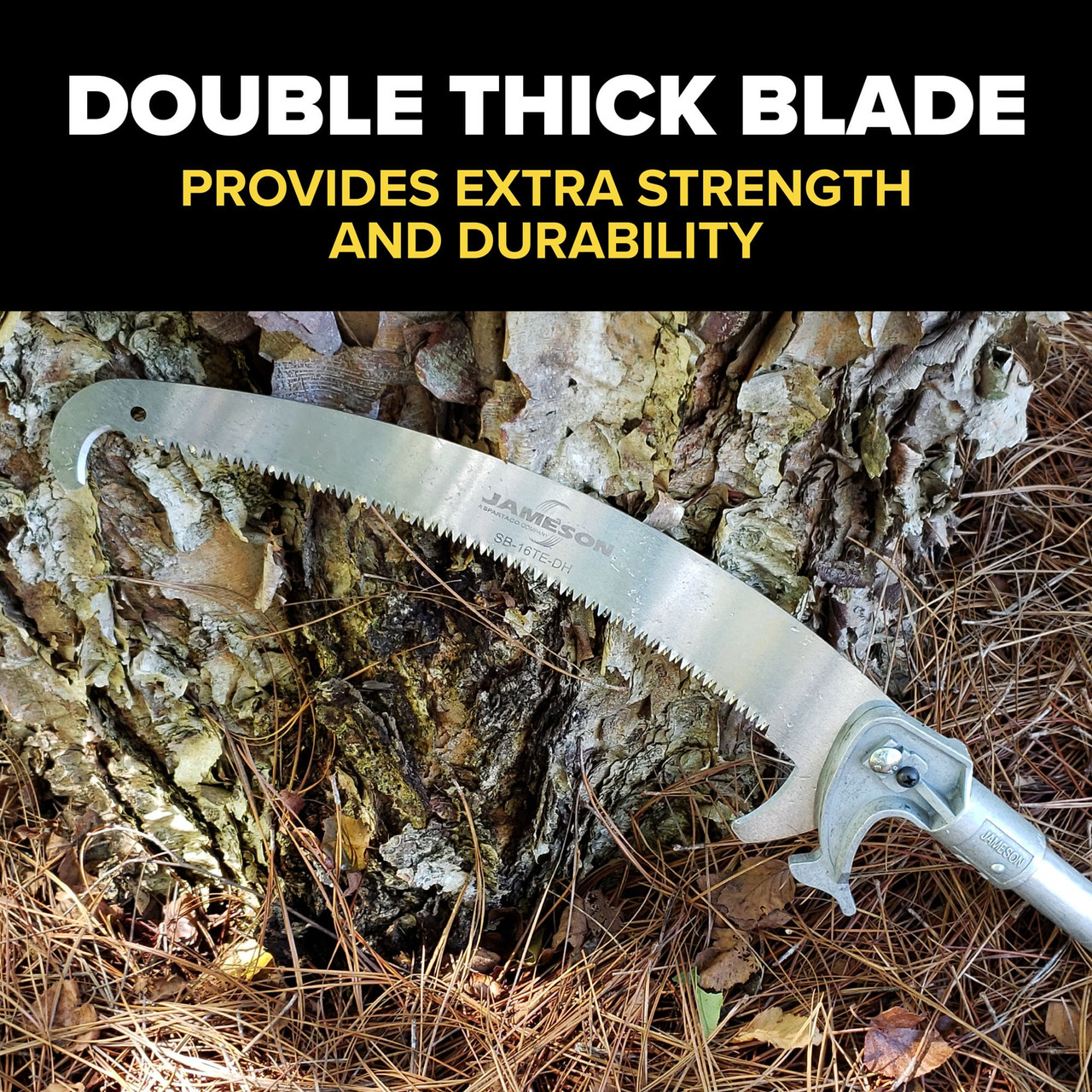 Jameson Double Hook Curved Blade Saw, 16"