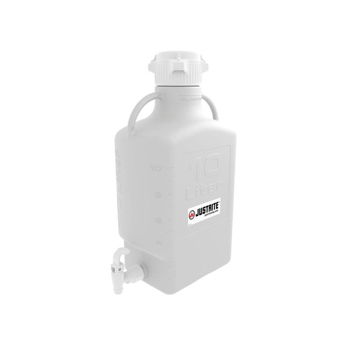 10 Liter HDPE Carboy With Spigot, 83mm Cap - 12915