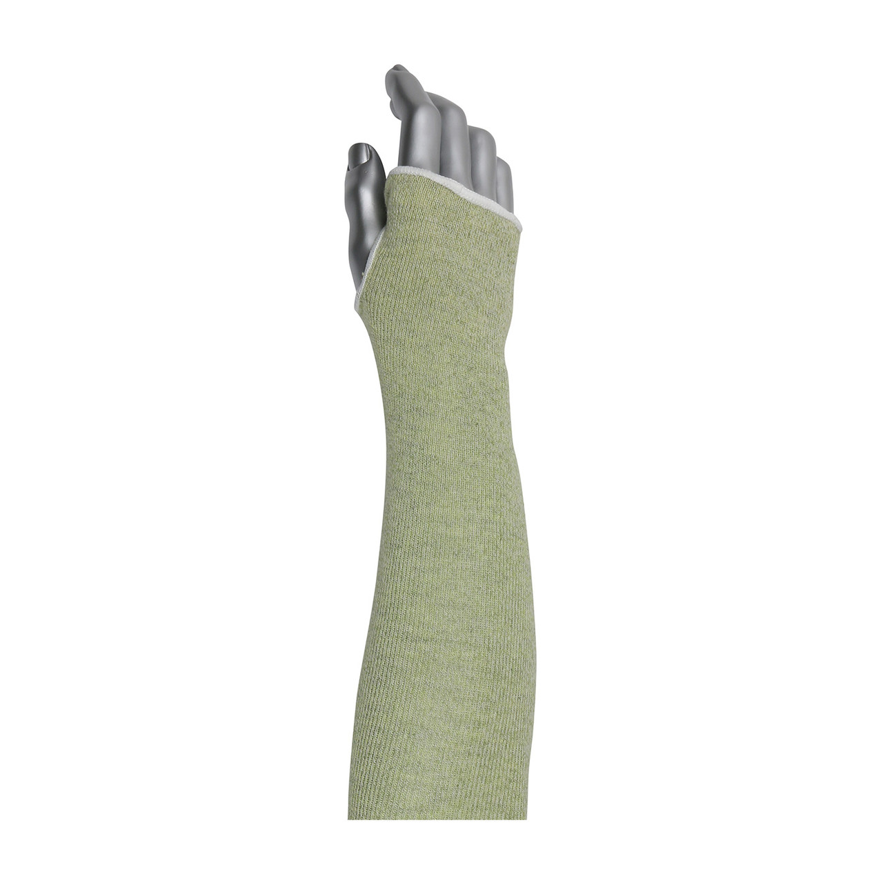 Kut Gard® 10-KASCTOT  Cut Resistant Sleeve, Size 24", Green, ANSI A3