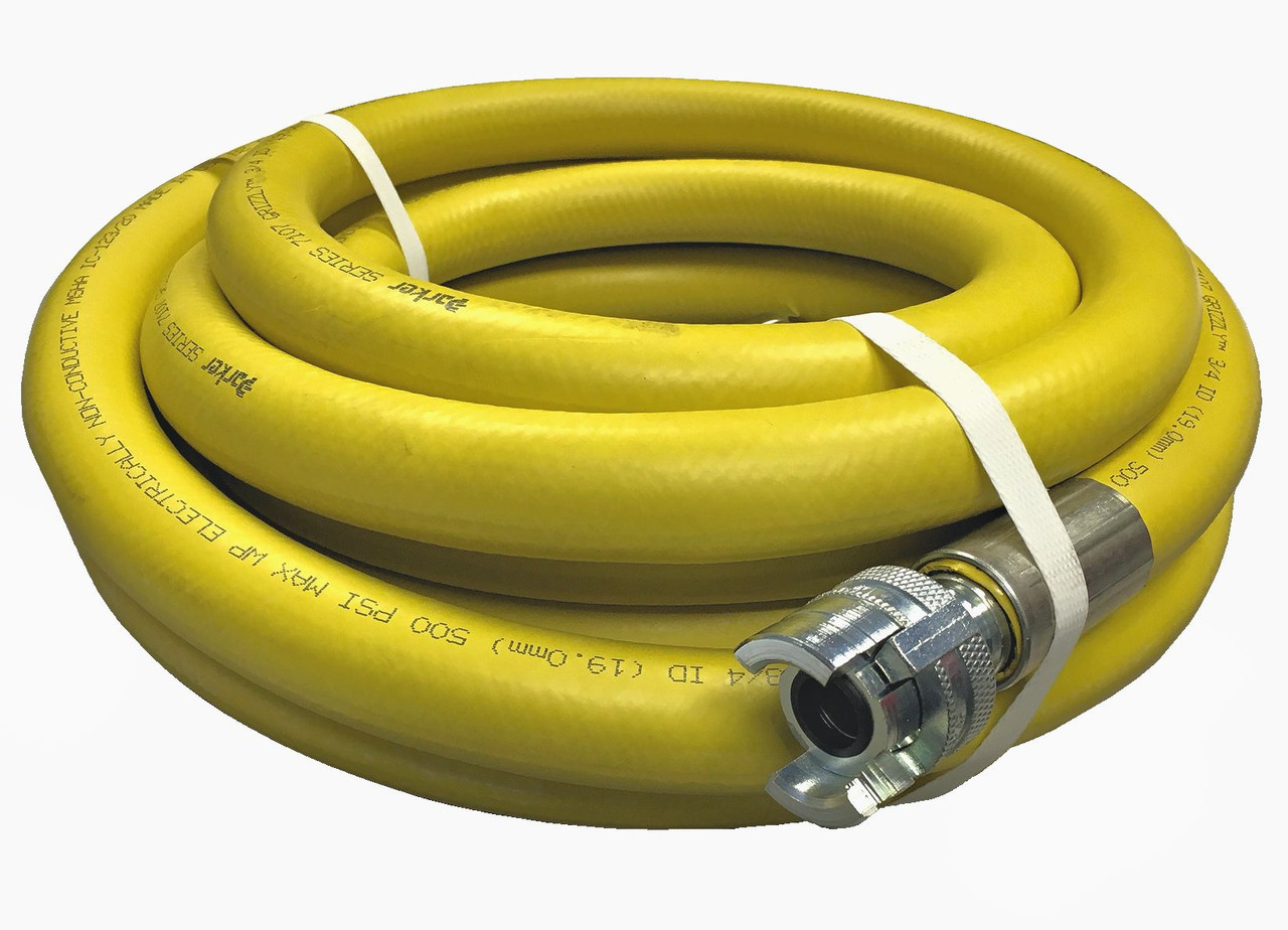3/4"X50FT Yellow Hvy Duty Air Hose w/Universal"Chicago" Fitting