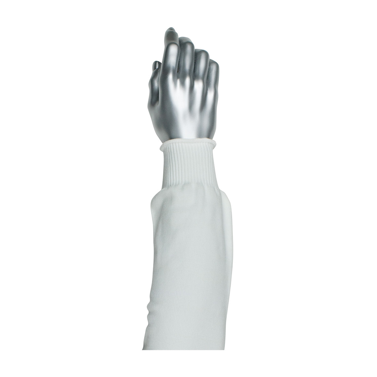Kut Gard® 15-2WL  Cut Resistant Sleeve, Size 12", White, ANSI A2