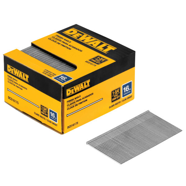 DEWALT 16Ga 1-3/4In Straight Fin