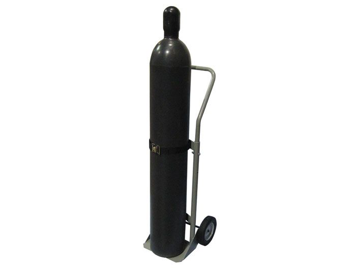 Single Cylinder Hand Truck, 8" Semi-Pneumatic Wheels - 35000