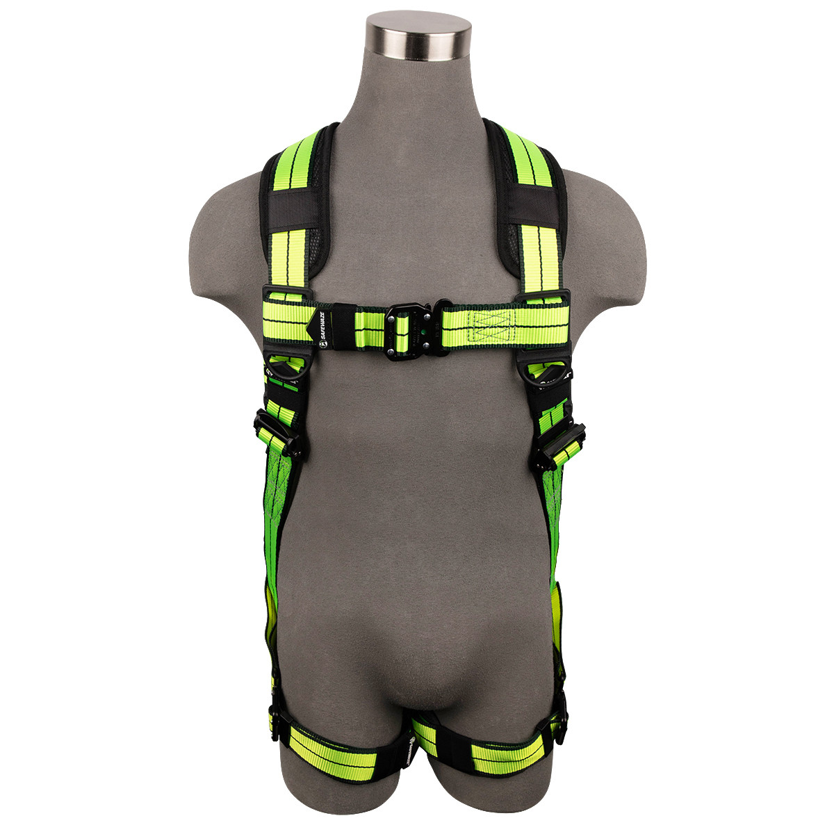 SafeWaze PRO+ Full Body Harness: 1D, QC Chest, QC Legs  (S/M)