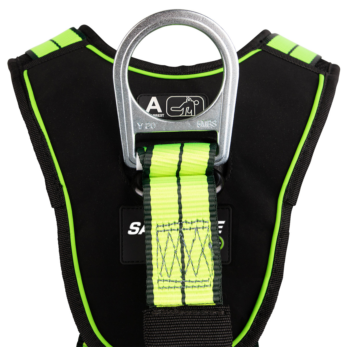 SafeWaze PRO+ Full Body Harness: 1D, QC Chest, QC Legs  (S/M)