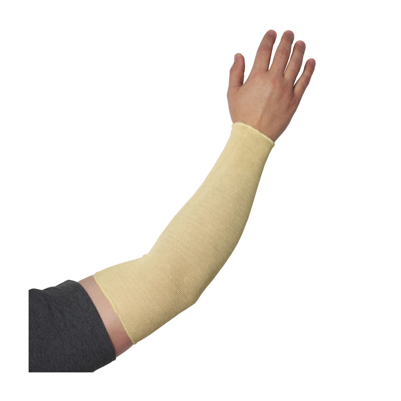 Kut Gard® 10-KS  Cut Resistant Sleeve, Size 14", Yellow, ANSI A3