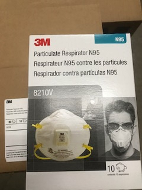 3M™ Particulate Respirator 8210V, N95 10/BX