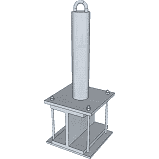 SafeWaze 18" Post Anchor - I-Beam 