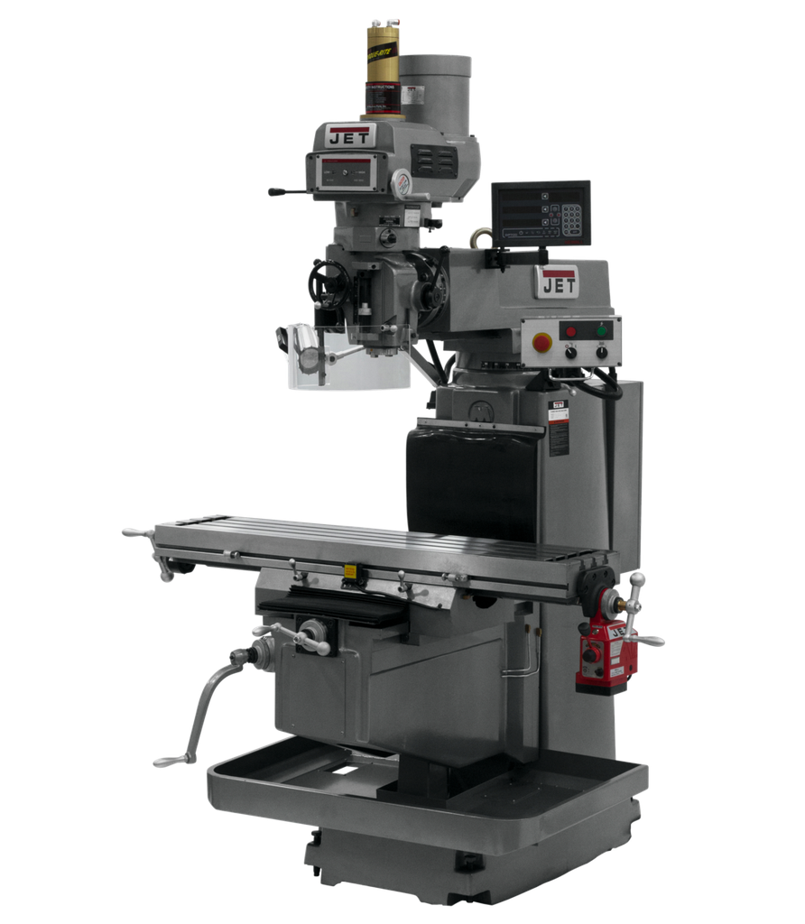 JTM-1254VS with NEWALL DP700 3X (K) DRO, X Powerfeed & Air Power Drawbar