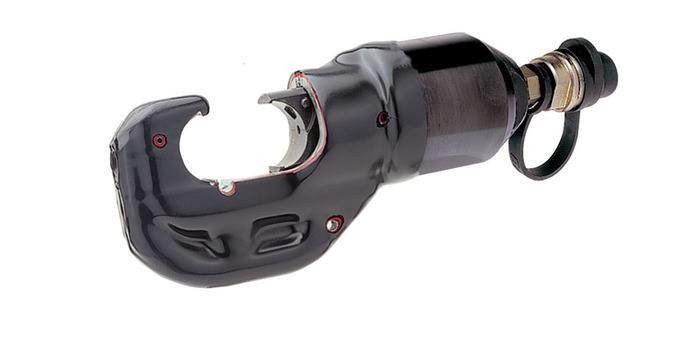 GREENLEE 12-Ton Remote-Powered Crimping Head, 1.65" (42 mm) Opening, PVC Covered
