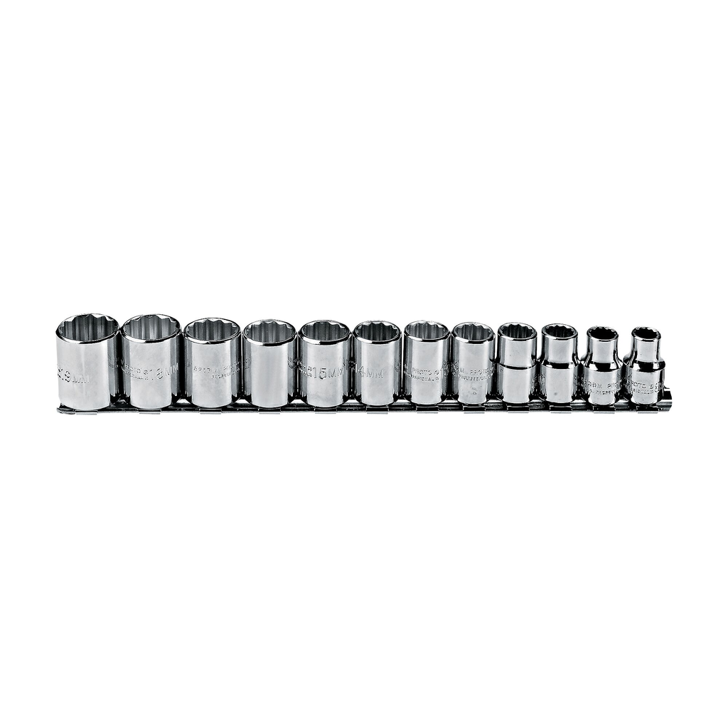 PROTO Set Skt 3/8 Dr 12 Pc 12Pt