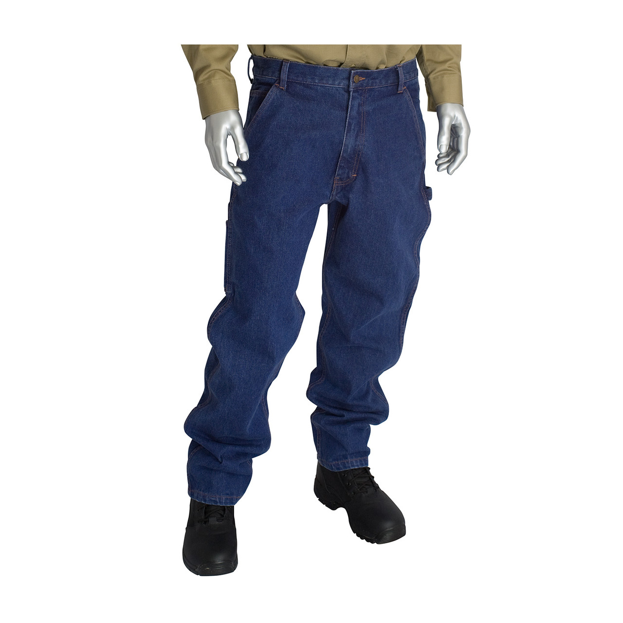 PIP® 385-FRCJ 13oz FR Clothing, Size 48W x 36L, Blue