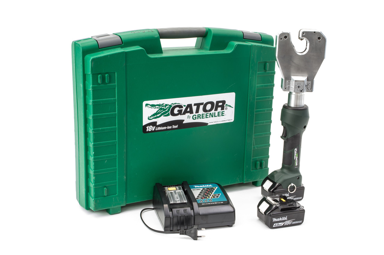 GREENLEE 6 Ton Crimper, Quad, Anderson Top Inline Open Li-Ion, STD, 120V