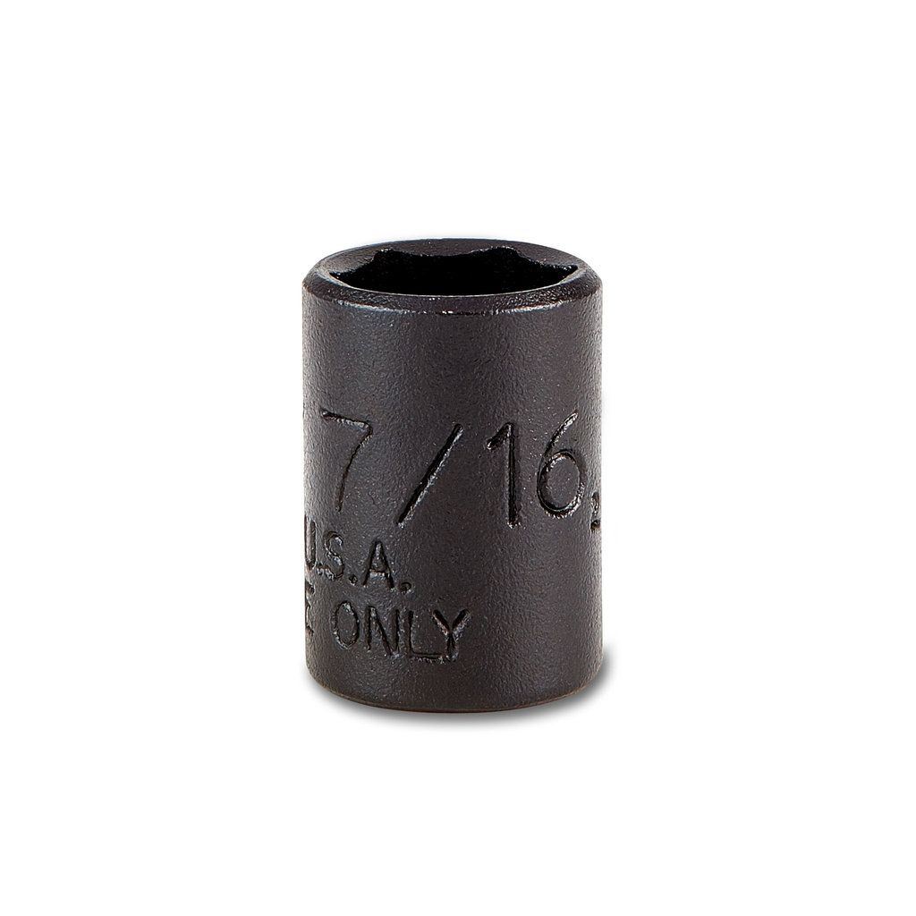 PROTO Skt 1/4 Dr 7/16 6Pt Black