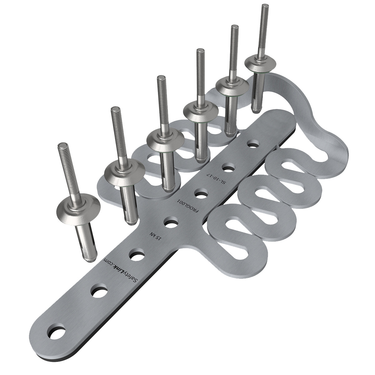 SafeWaze FrogLink Permanent Roof Anchor with Rivets 