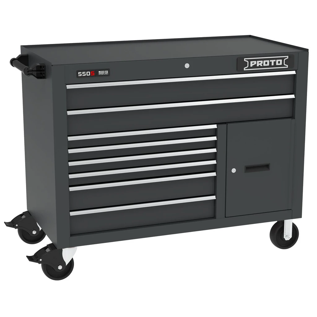 WRKSTATION 50 IN 8 DWR DUAL BLACK (P/N J555041B-8DB-2S)