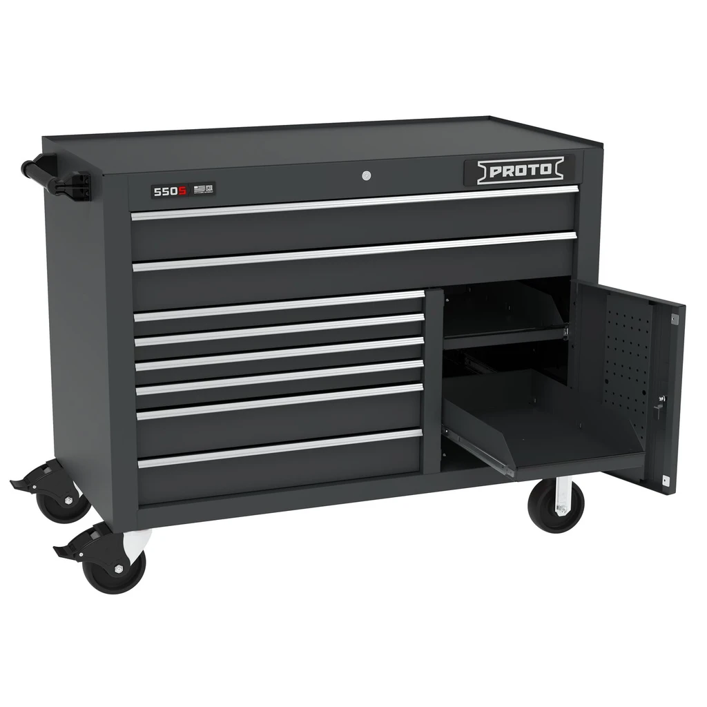 WRKSTATION 50 IN 8 DWR DUAL BLACK (P/N J555041B-8DB-2S)