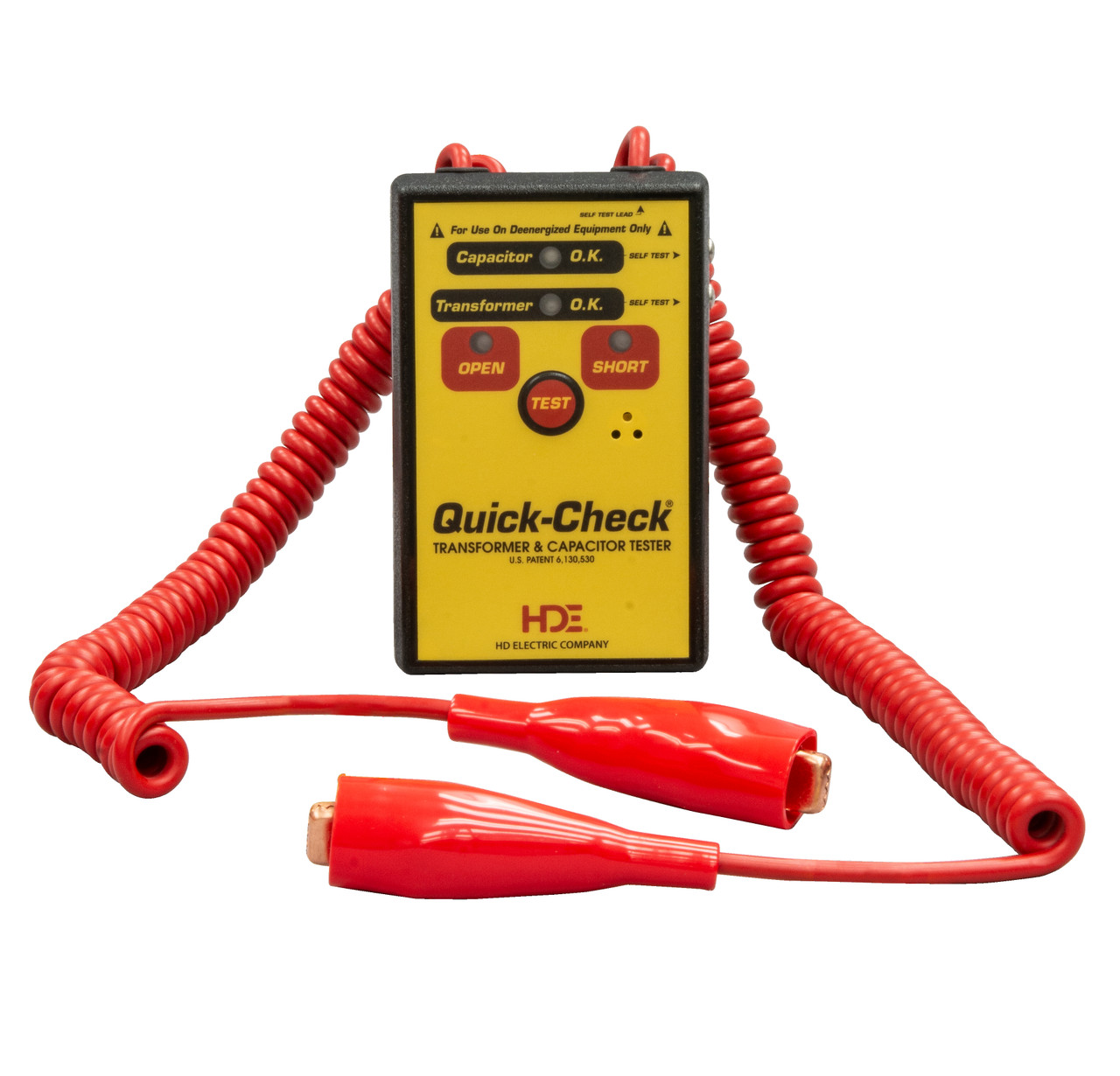 GREENLEE Quick-Check® Transformer and Capacitor Tester, Manual Self-Test