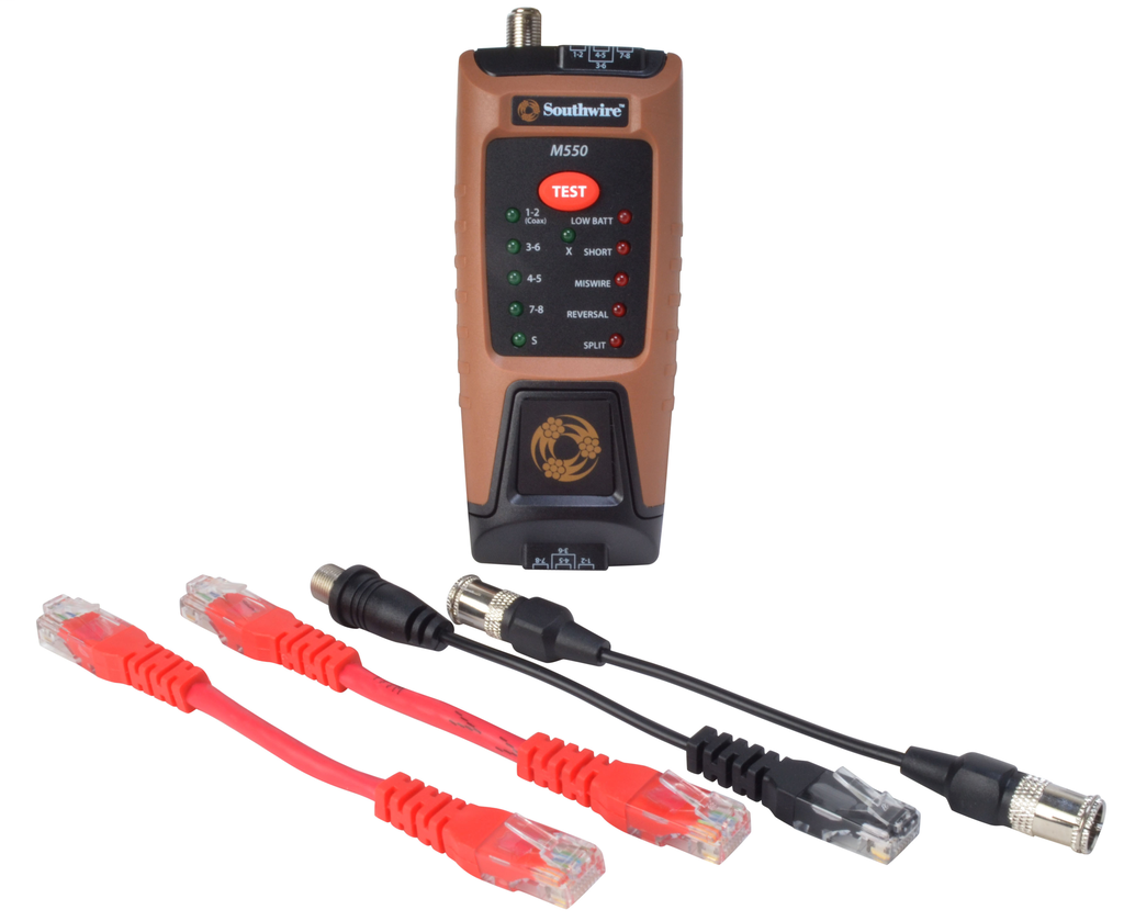 SOUTHWIRE TESTER, M550 CONTINUITY FOR DATA, COAX