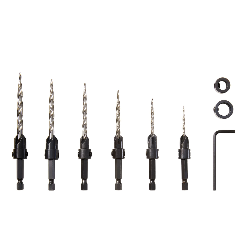 IRWIN TAPERED COUNTERSINK 8PC SET