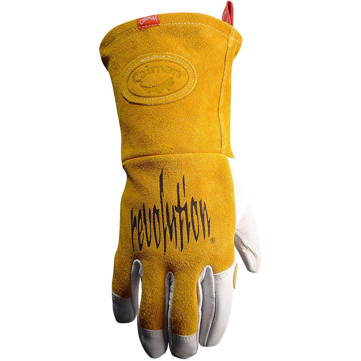 Caiman® 1868  Hand Protect-Welding, Size M, Gold