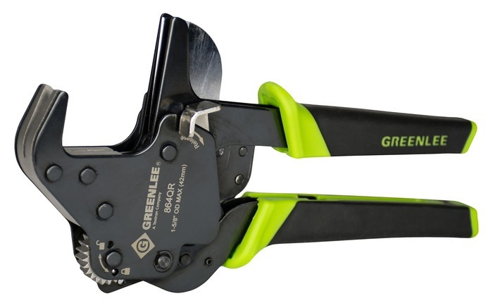 GREENLEE 1-1/4 Quick Release Ratcheting PVC Cutter