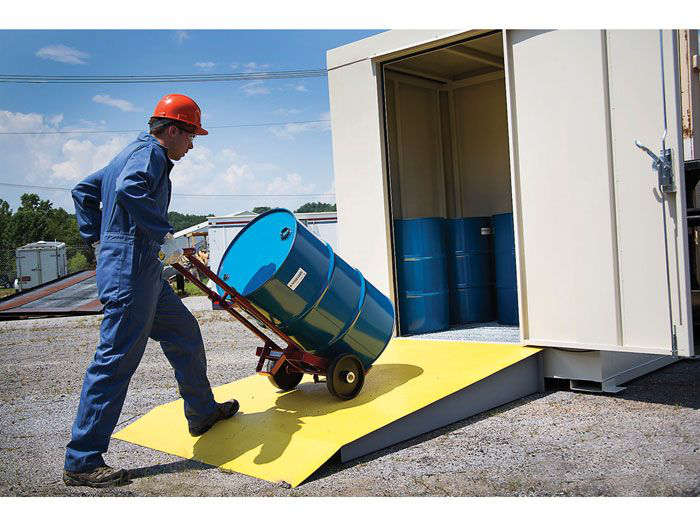 6-Drum, Non-Combustible Outdoor Safety Locker - 911060