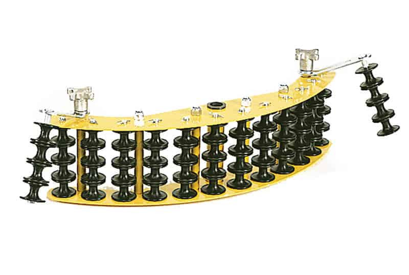 Jameson Corner Block - Quad, Nylon Roller, 90 Degree