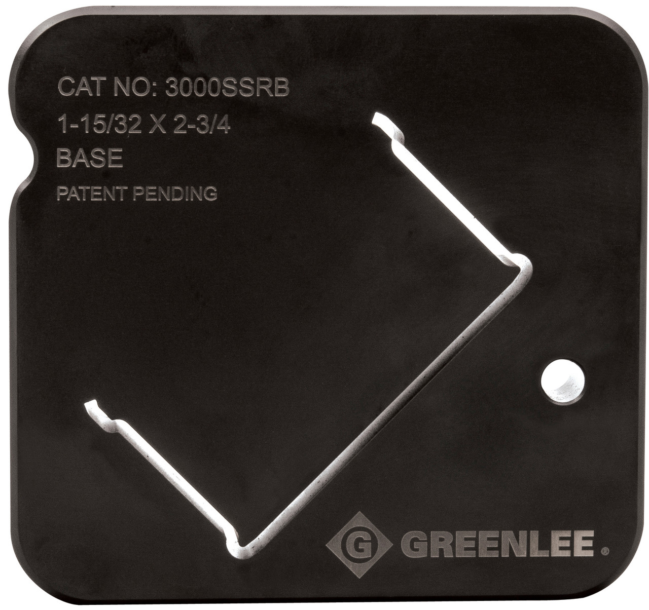 GREENLEE Legrand 3000 Series Steel Raceway Die Set (Base)