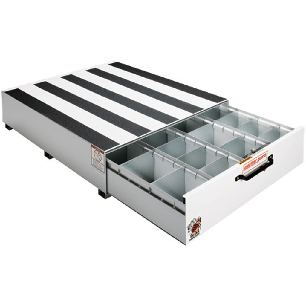 Weather Guard PACK RAT® Drawer Unit 48" X 40" X 13" - Steel, White Finish