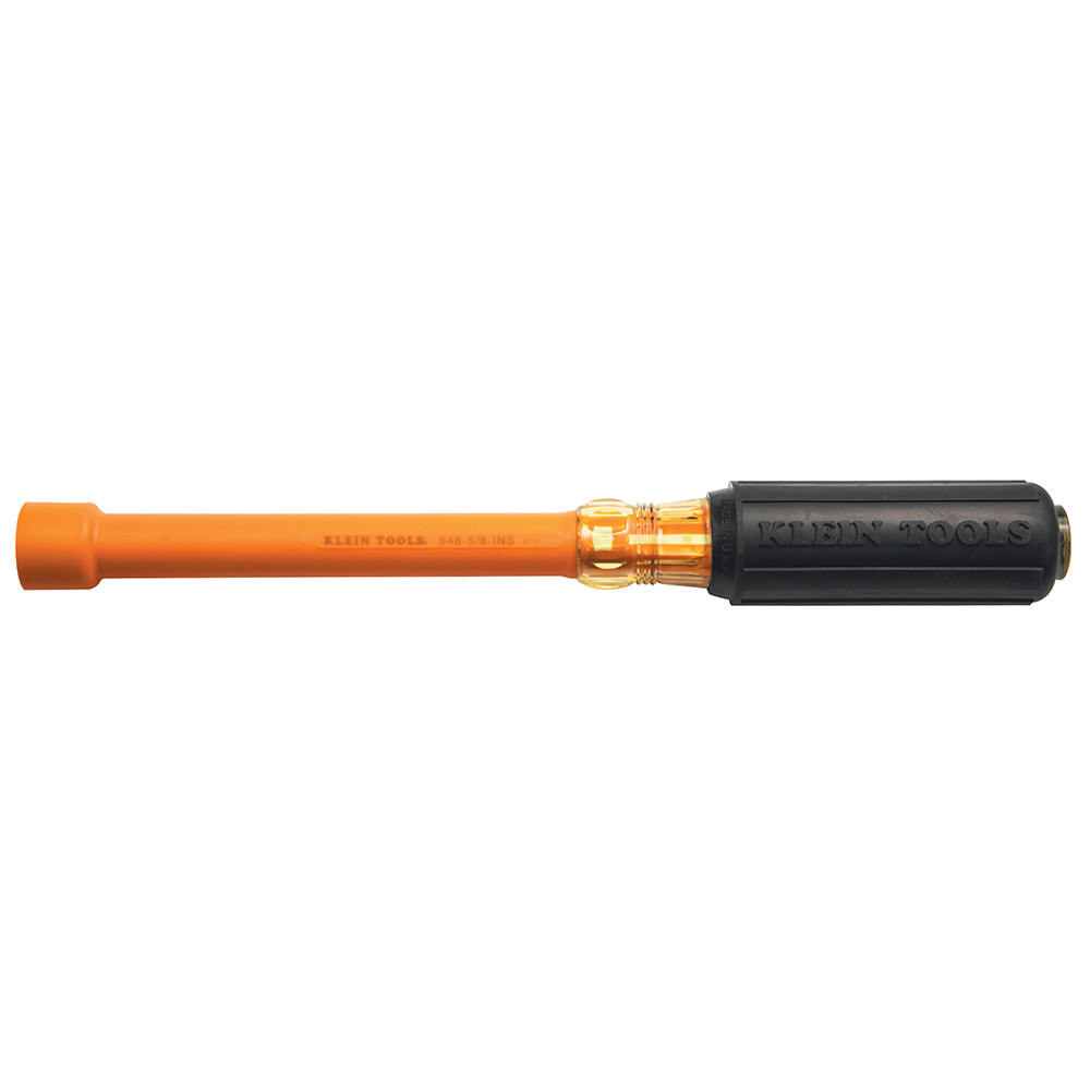 KLEIN 5/8'' Insulated 6'' Shaft Nut Driver