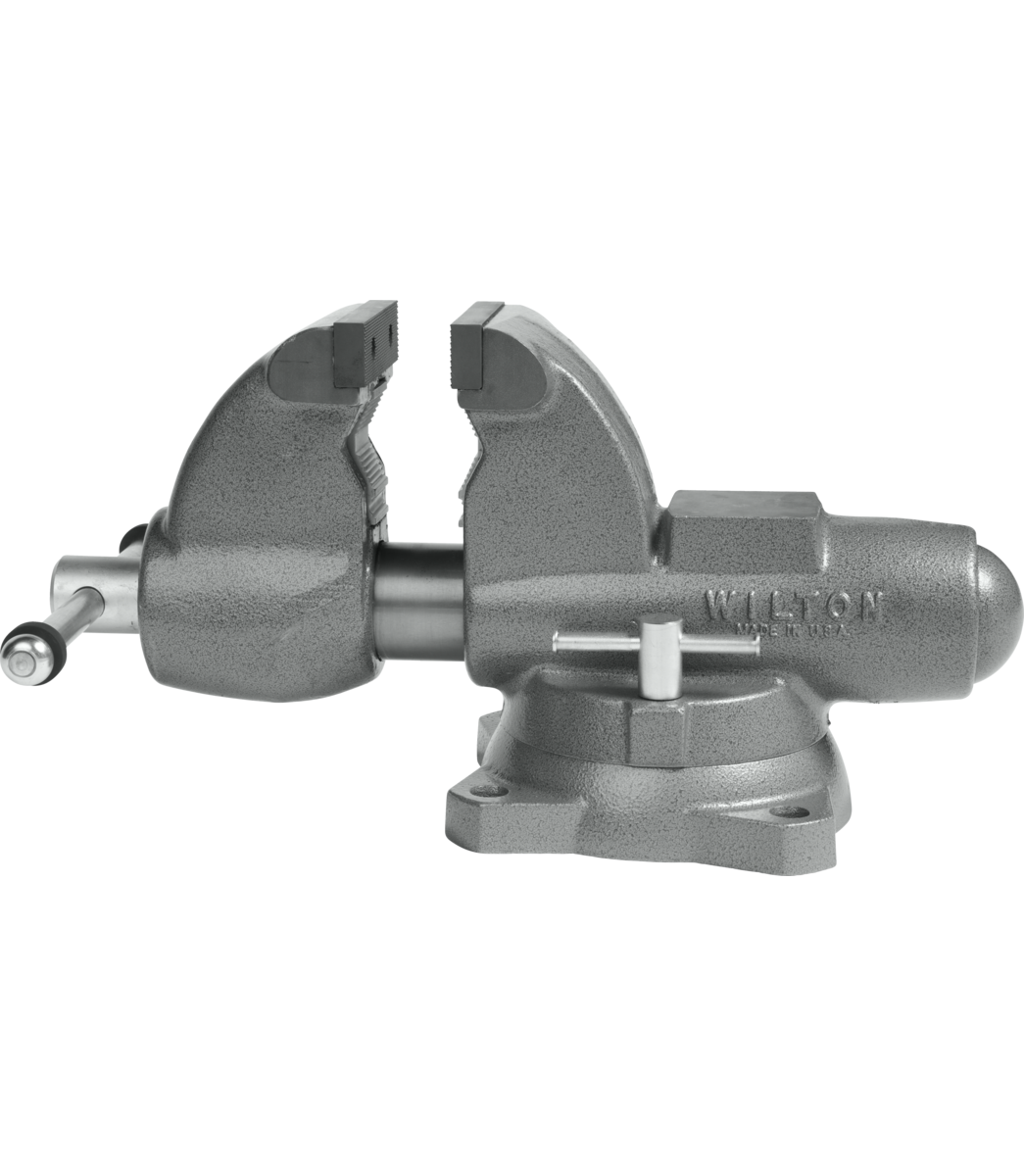 WILTON C1, Combination Pipe and Bench 4-1/2" Jaw Round Channel Vise with Swivel Base