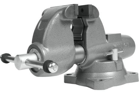 WILTON C1, Combination Pipe and Bench 4-1/2" Jaw Round Channel Vise with Swivel Base