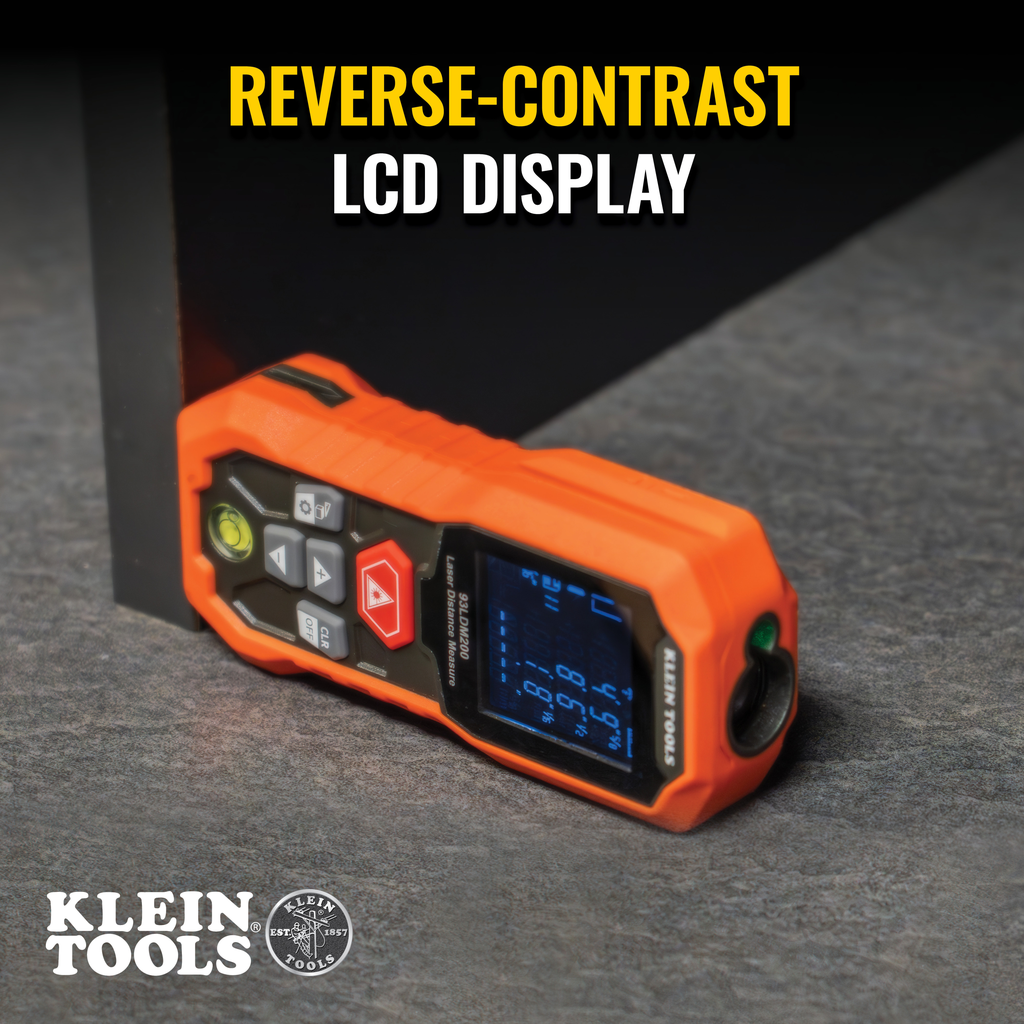 Laser Distance Measure, 200-Foot