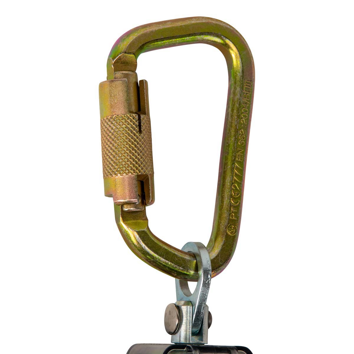 SafeWaze Latitude Pro Arc Flash 7' Single Web SRL: Steel Carabiner, Rebar Hook